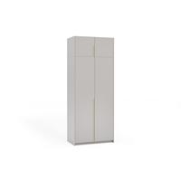 DREHTÜRENSCHRANK AMARA 100/250/58cm 2-türig Kaschmir - Kaschmir, Holzwerkstoff (100/250/58cm) - MASSENO