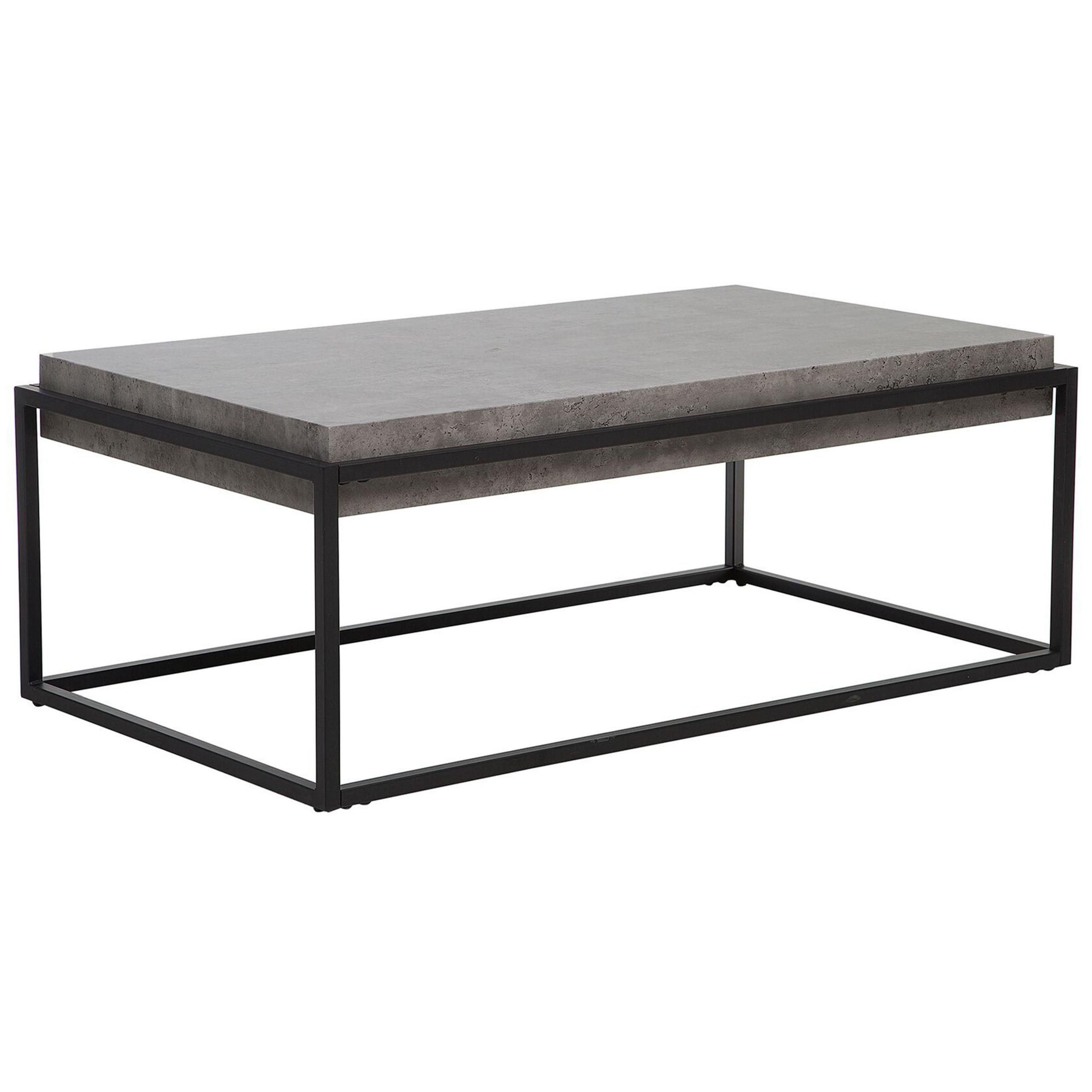COUCHTISCH grau rechteckig Altos - Grau, Holzwerkstoff (64/104/44cm) - Beliani
