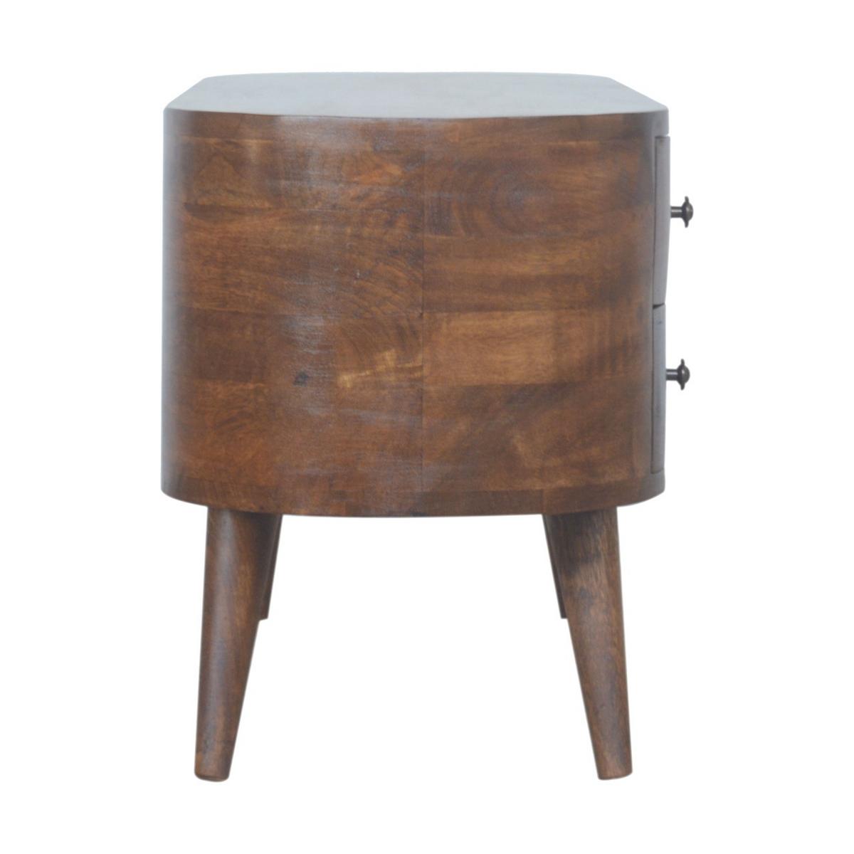 UNTERHALTUNGSMÖBEL in Kastanien-Finish,4 Schubladen, 2 Offene Regale, Beine im Nordischen Stil - Messingfarben/Braun, Holz/Metall (110/47/35cm) - Artisan Furniture