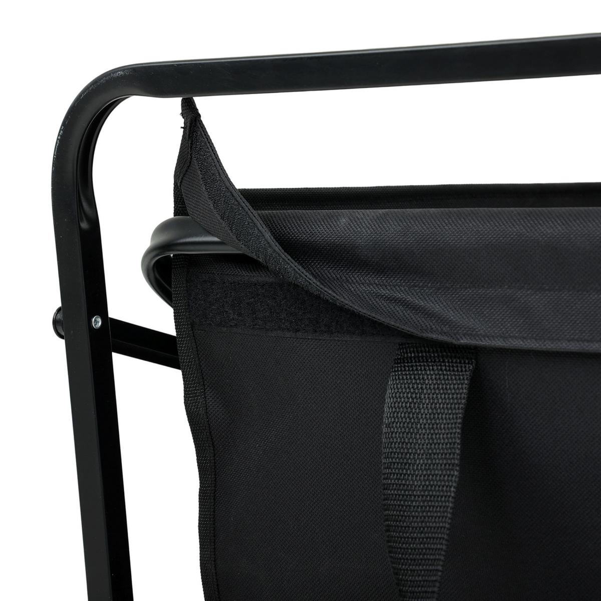 BOLLERWAGEN Faltbar, Strandwagen mit 110 kg Tragkraft - Schwarz, Textil (50/59/50cm) - RAUMHIRSCH FURNITURE