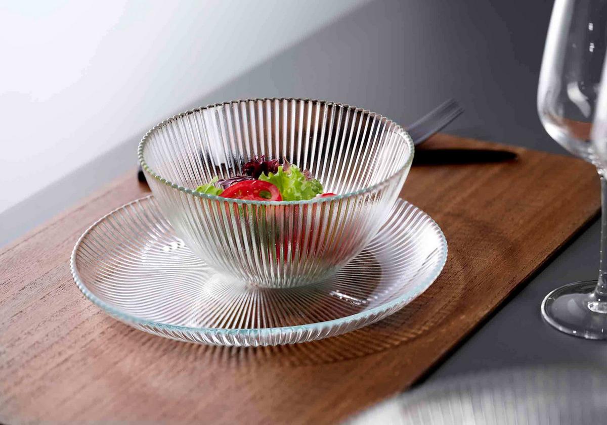 SERVIERSCHALEN Unico transparent ø 20 cm 6er Set - Transparent, Glas (20/7/20cm) - Ritzenhoff Breker