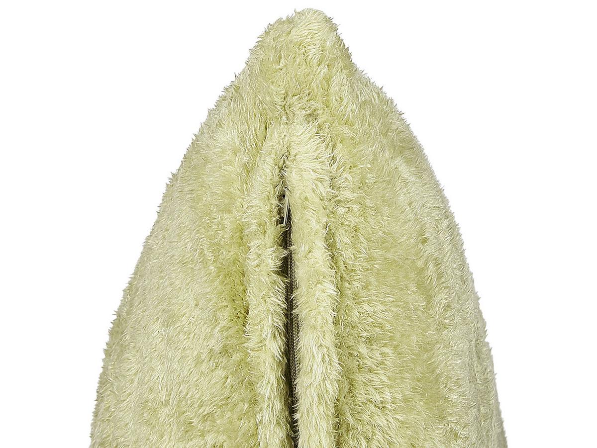 DEKOKISSEN Hellgrün 45/45 cm Pilea - Hellgrün, Textil (45/45cm) - Beliani