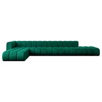 ECKSOFA modulares Sofa Zuvon-L3 - 478x177x70 cm Grün - Dunkelgrün, Holzwerkstoff/Textil (478/177cm) - ALTDECOR