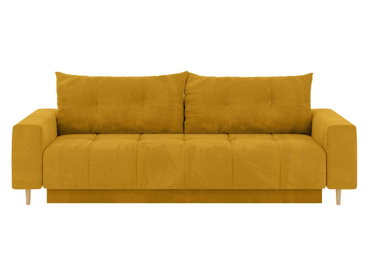 SCHLAFSOFA Santi - Gelb, Holz/Textil (244/88/96cm) - MIRJAN24