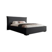 POLSTERBETT Amada Komplettset In Pop - Schwarz, Holzwerkstoff/Textil (160/200cm) - Fun Möbel