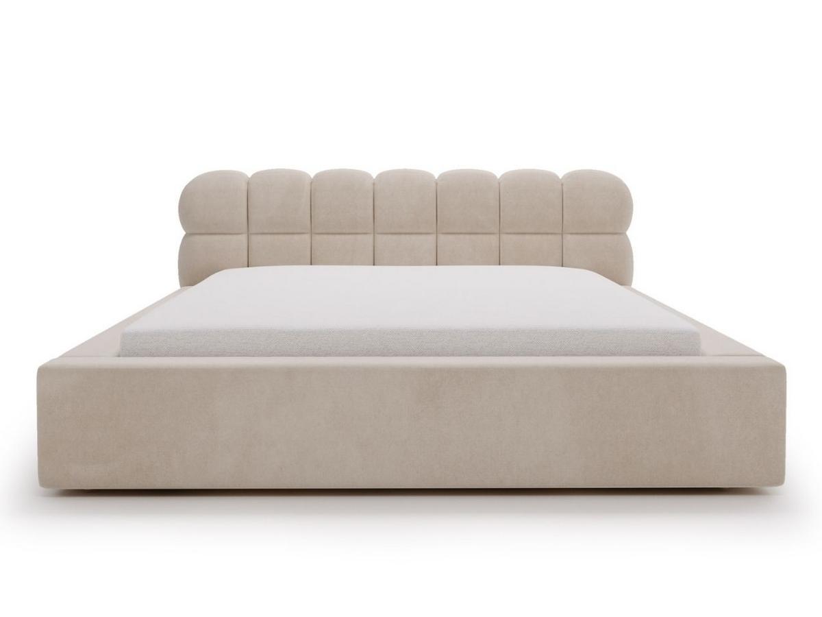 POLSTERBETT Plaza 140x200 Beige - Beige/Naturfarben, Holz/Kunststoff (140/200cm) - Graingold