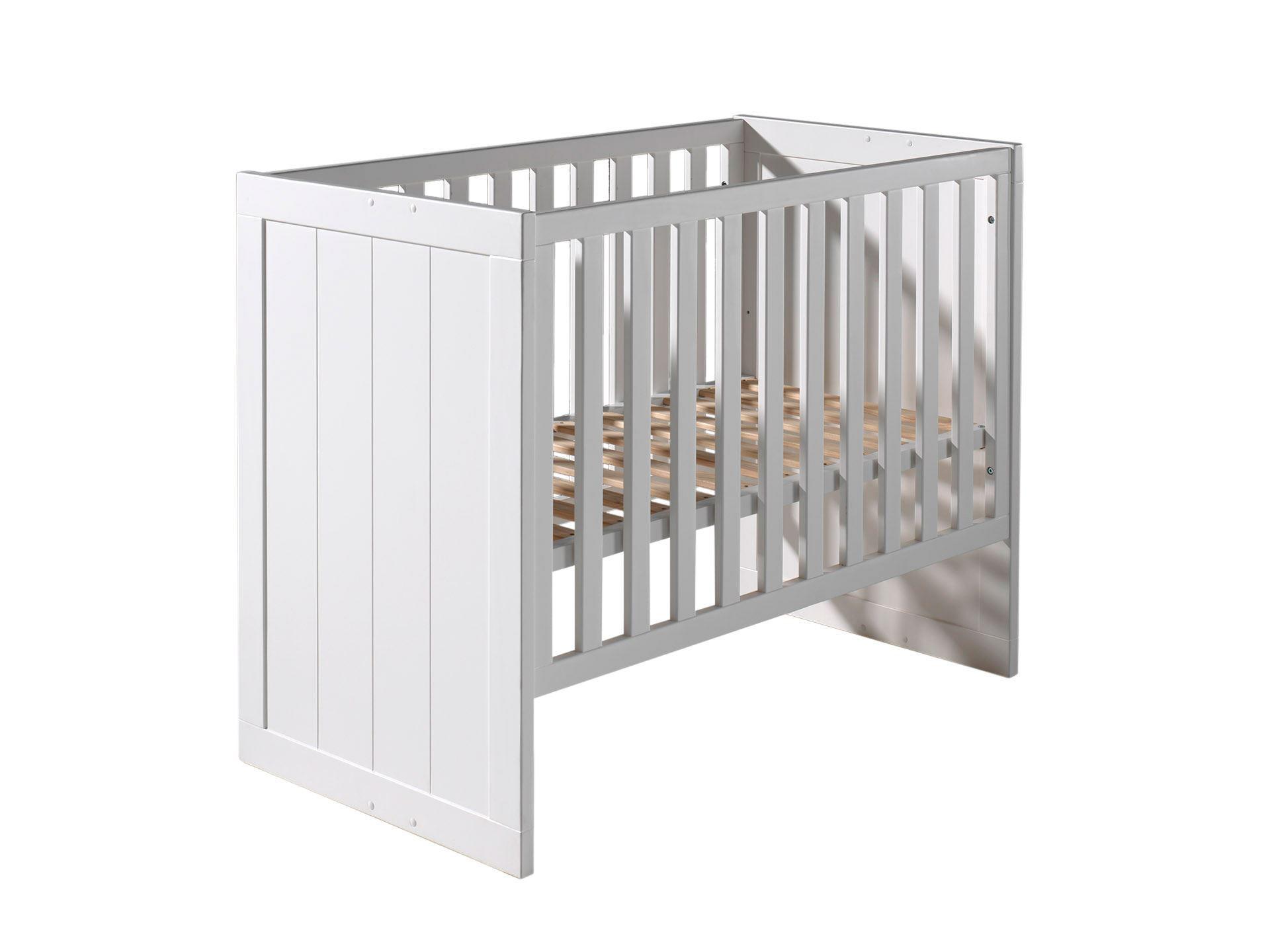 BABYBETT Karalynn 127x90x68 aus MDF in Weiß - Weiß, Holzwerkstoff - 58aufmkessel