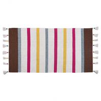 TEPPICH geflochten Hisarli 150/80 cm - Multicolor, Textil (80/150cm) - Beliani