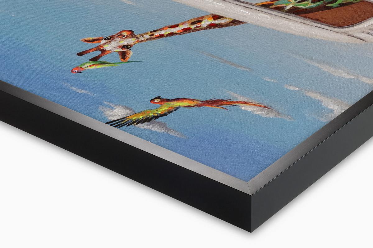 ÖLGEMÄLDE 100/70 cm - Multicolor, Holz/Textil (100/70cm) - KUNSTLOFT