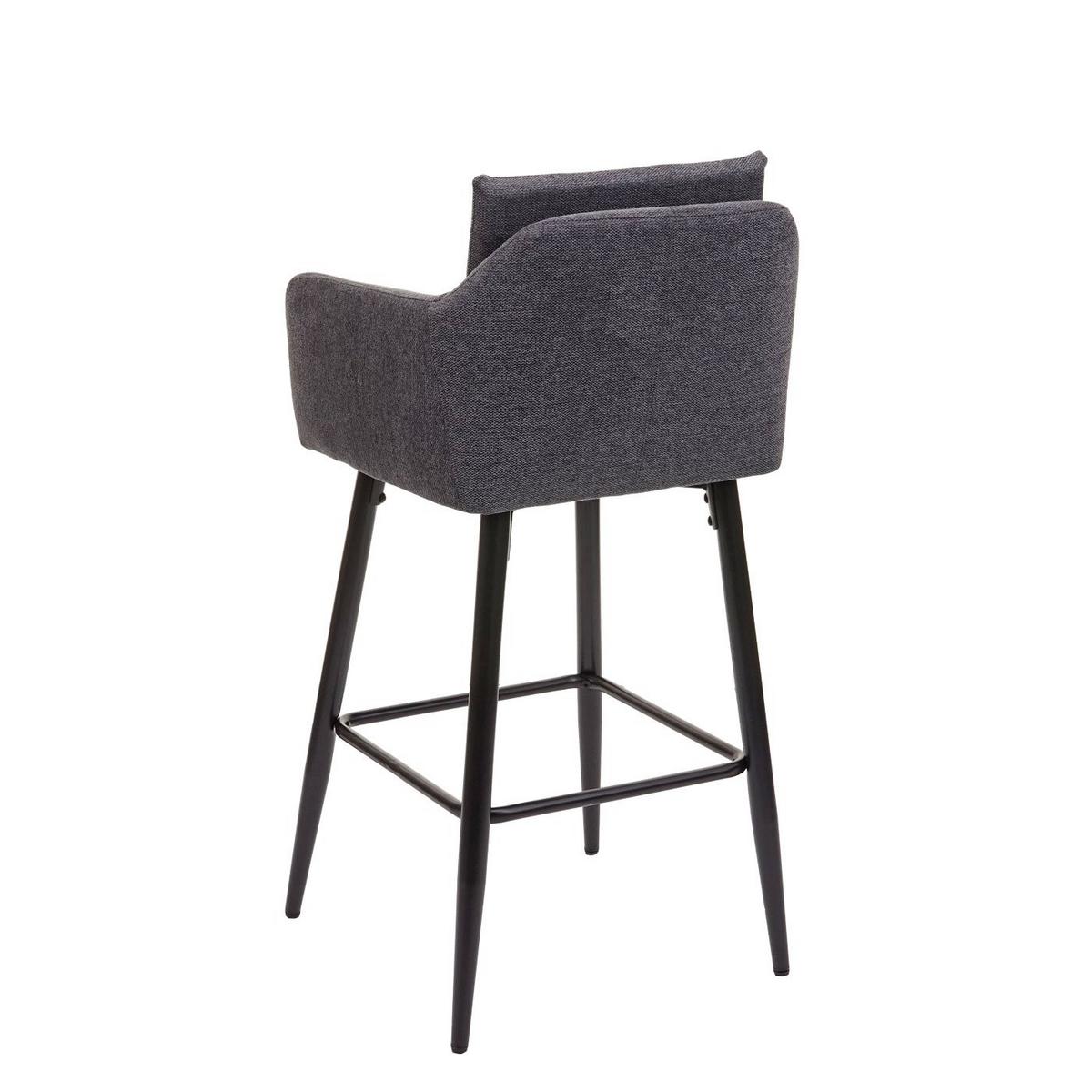 BARHOCKER Anthrazit 2er-Set - Anthrazit, Textil (54/105/53cm) - MCW