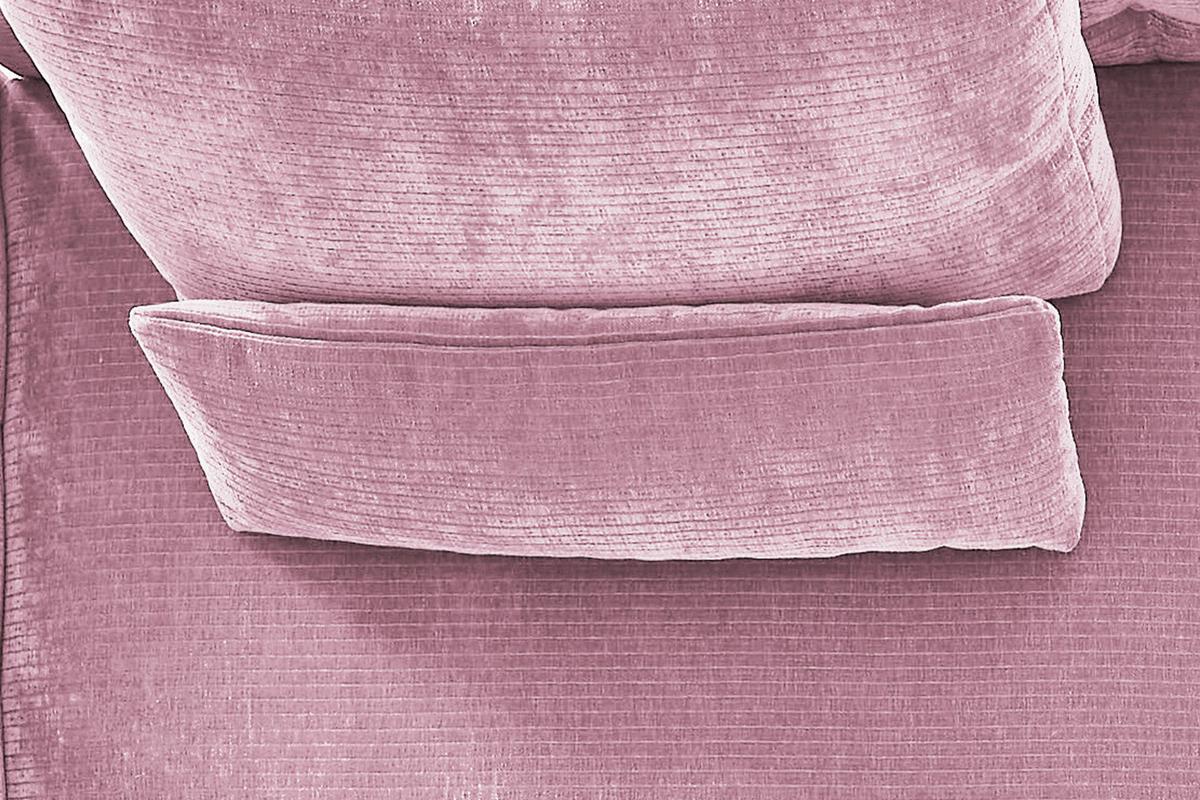 NIERENKISSEN MEDIUM SEPHI Pink Cord - Rosa, Textil (67/19cm) - KAWOLA