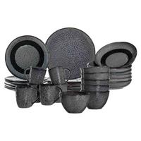 TAFELSERVICE Matera Anthrazit 30-tlg. - Anthrazit, Keramik (2/2/2cm) - Leonardo Living