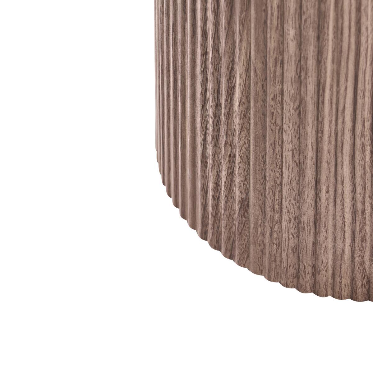 COUCHTISCH Braun Dora - Braun/Weiß, Keramik (80/80/40cm) - Beliani