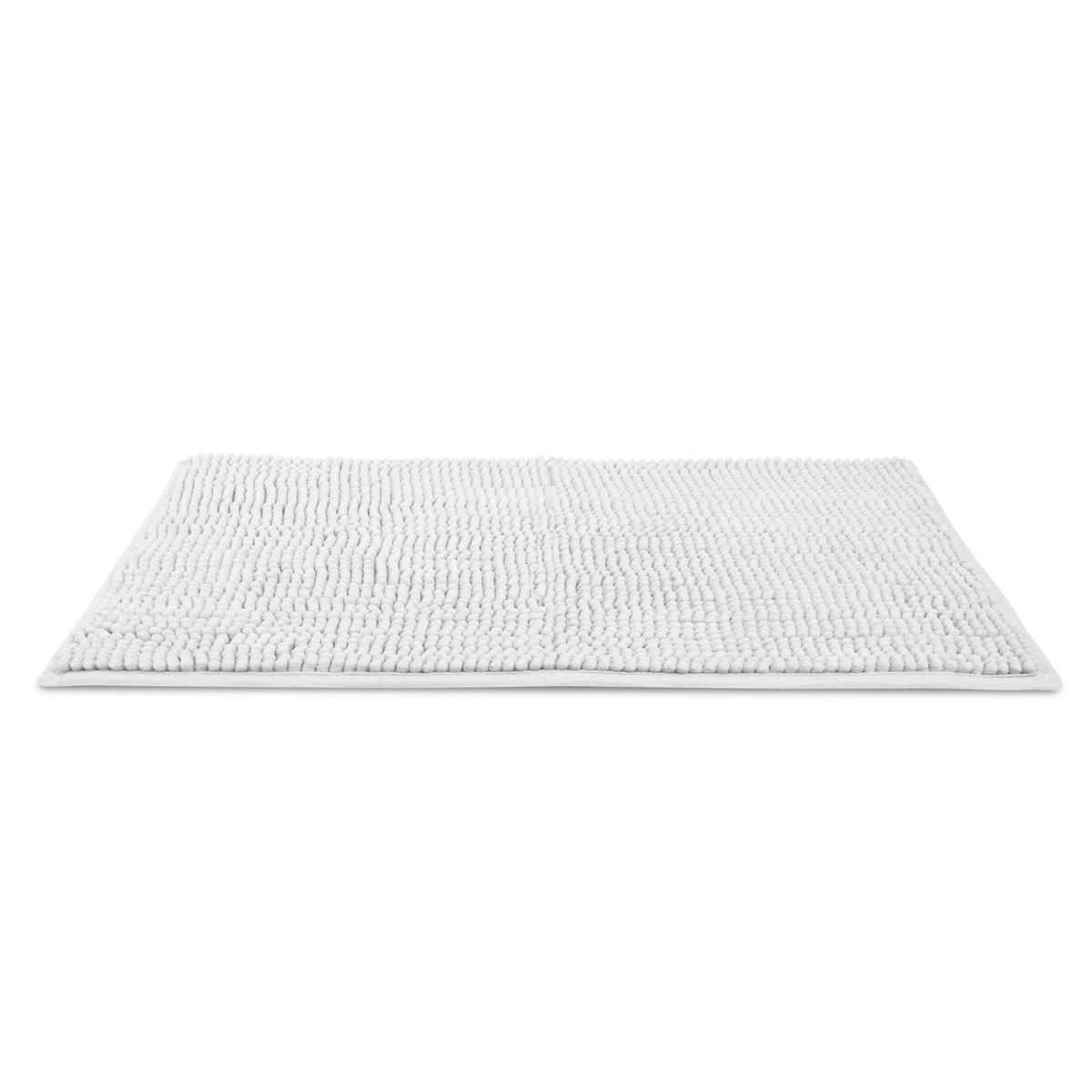 VORLEGER MATTE BeauMare WR 70/120 cm Weiß - Weiß, Textil (70/120cm) - Beautissu 