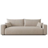 SOFA mit Schlaffunktion, Creme - Creme, Holzwerkstoff (246/79/93cm) - Idohome