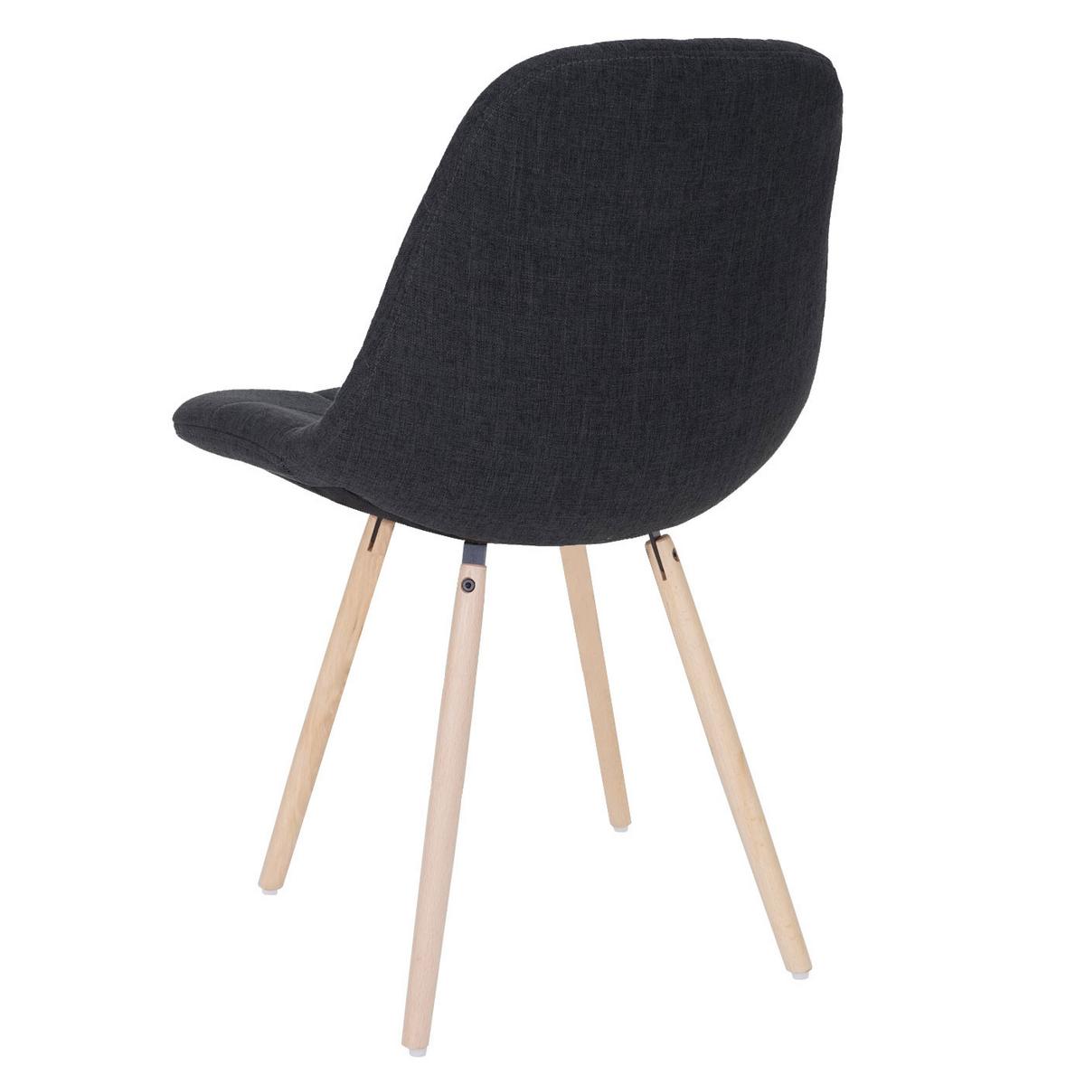 ESSZIMMERSTUHL Anthrazit - Dunkelgrau/Anthrazit, Textil (47/82/53cm) - MCW