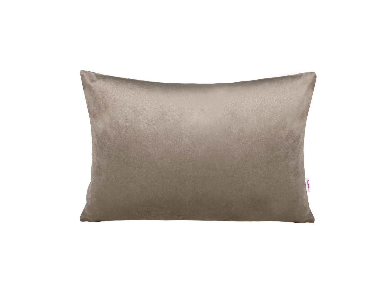 KISSENHÜLLE Samt&Sonders taupe 25/35 cm - Taupe, Textil (25/35cm) - beties Heimtextil