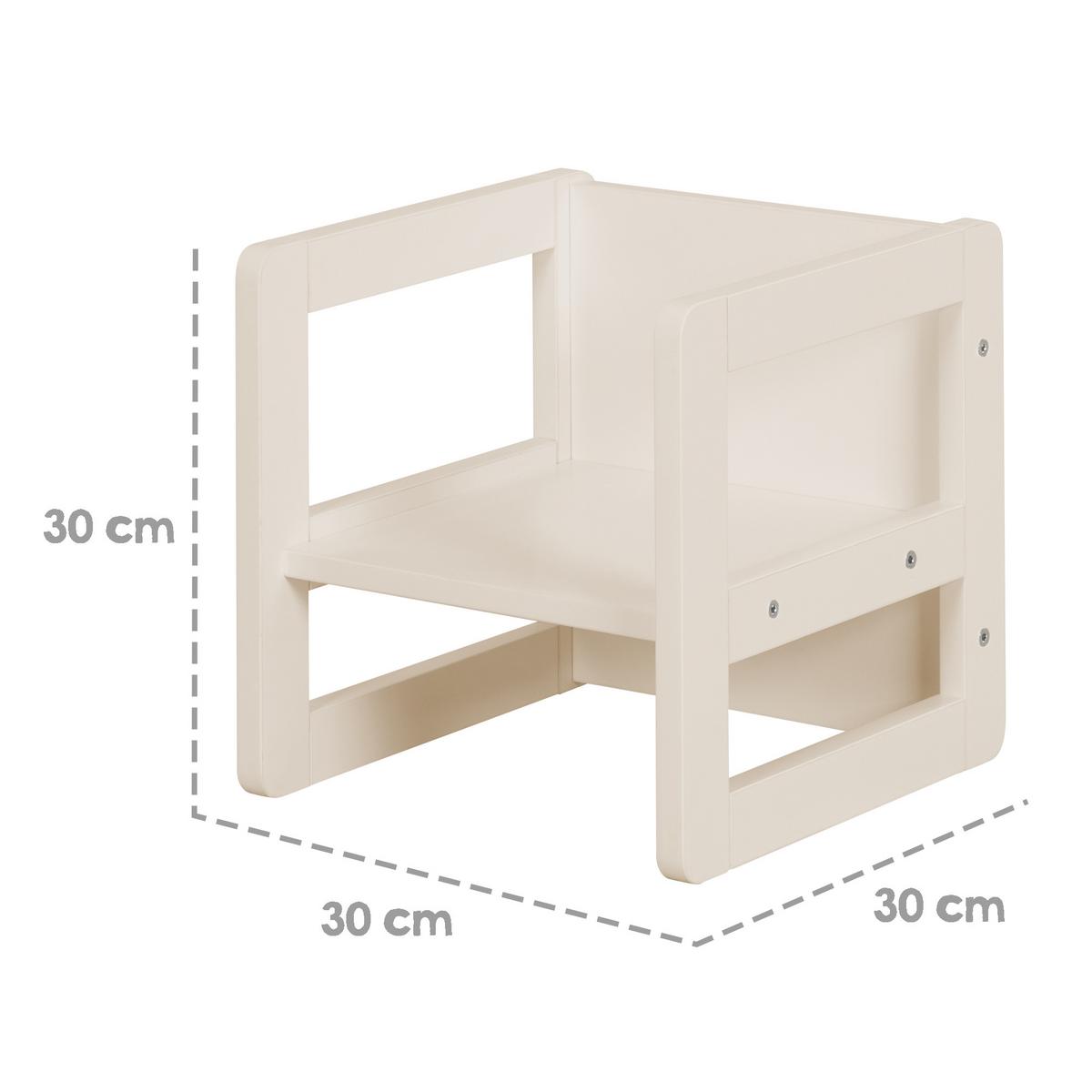KINDERSITZGRUPPE 3in1 - Kaschmir, Holzwerkstoff (61/44/44cm) - Roba