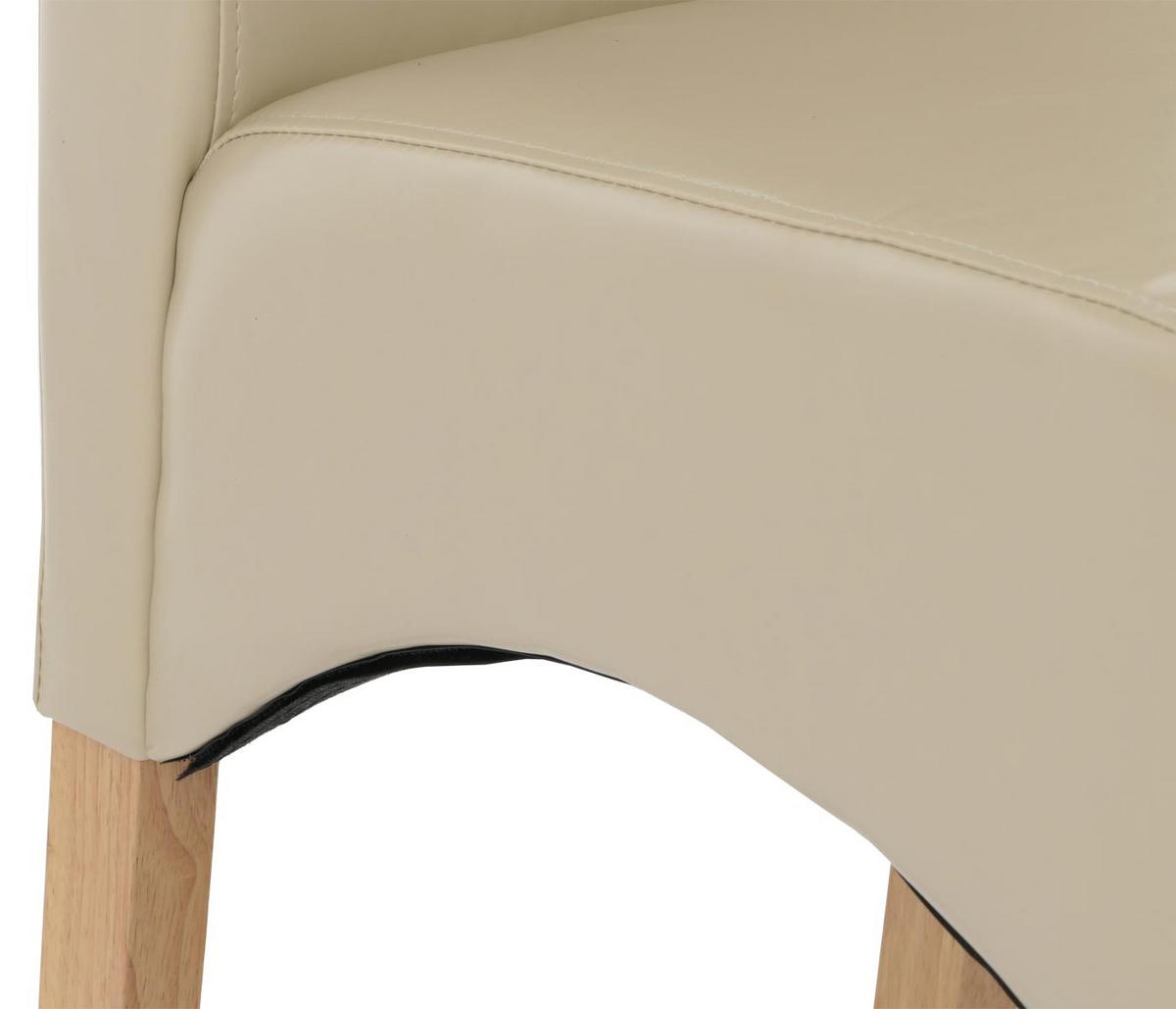 ESSZIMMERSTUHL Beige 6er-Set - Beige/Creme, Holz (44/102/54cm) - MCW