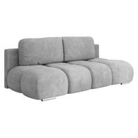 SCHLAFSOFA Honey Mini - Silberfarben/Schwarz, Holz/Kunststoff (195/104/90cm) - MIRJAN24