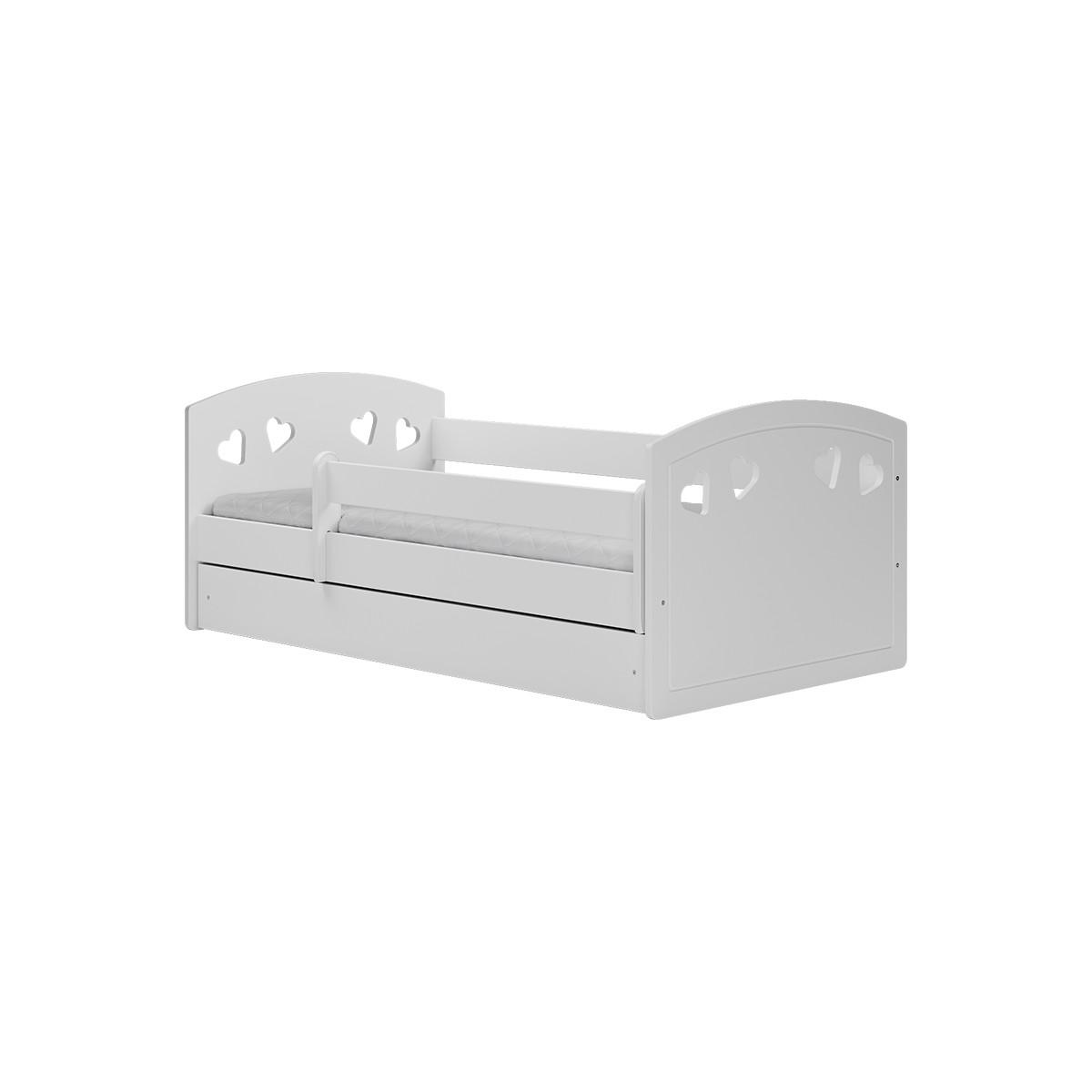 BETT Weiß - Weiß, Holzwerkstoff (80/160cm) - Petits-meubles