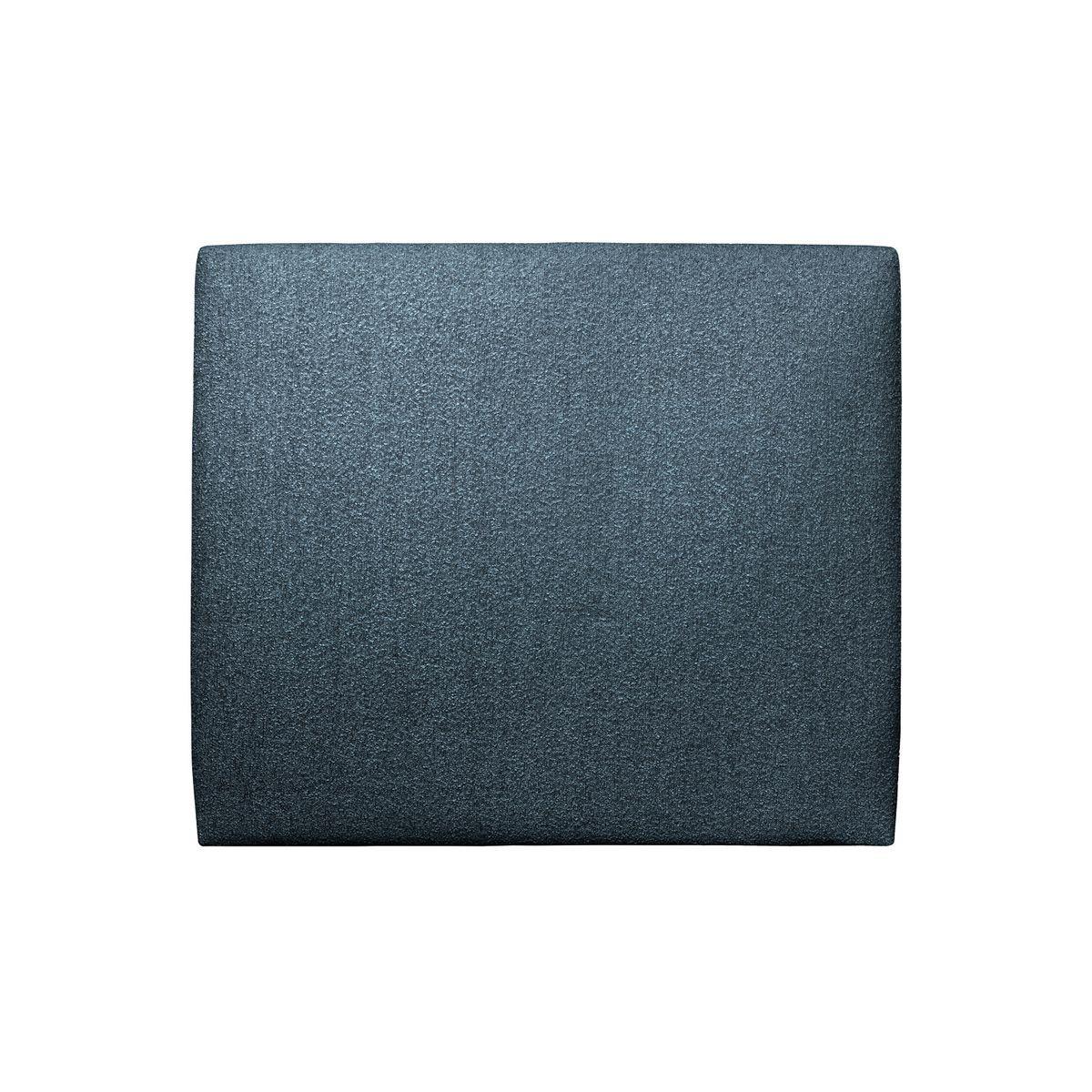 KOPFTEIL gepolstertes – blauer Bouclé-Stoff - 140 cm - Blau/Beige, Karton/Holz (140/120/10cm) - Sommeil de Plomb