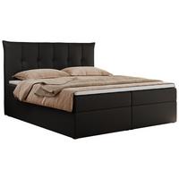 BOXBETT PREMIUM 10 140/200 Schwarz Kunstleder - H4 - Schwarz, Holz/Textil (140/200cm) - MKS