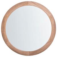 WANDSPIEGEL 76/76 cm Paulownia-Holz Hellbraun Lasalle - Hellbraun/Braun, Holz (76/76/2cm) - Beliani