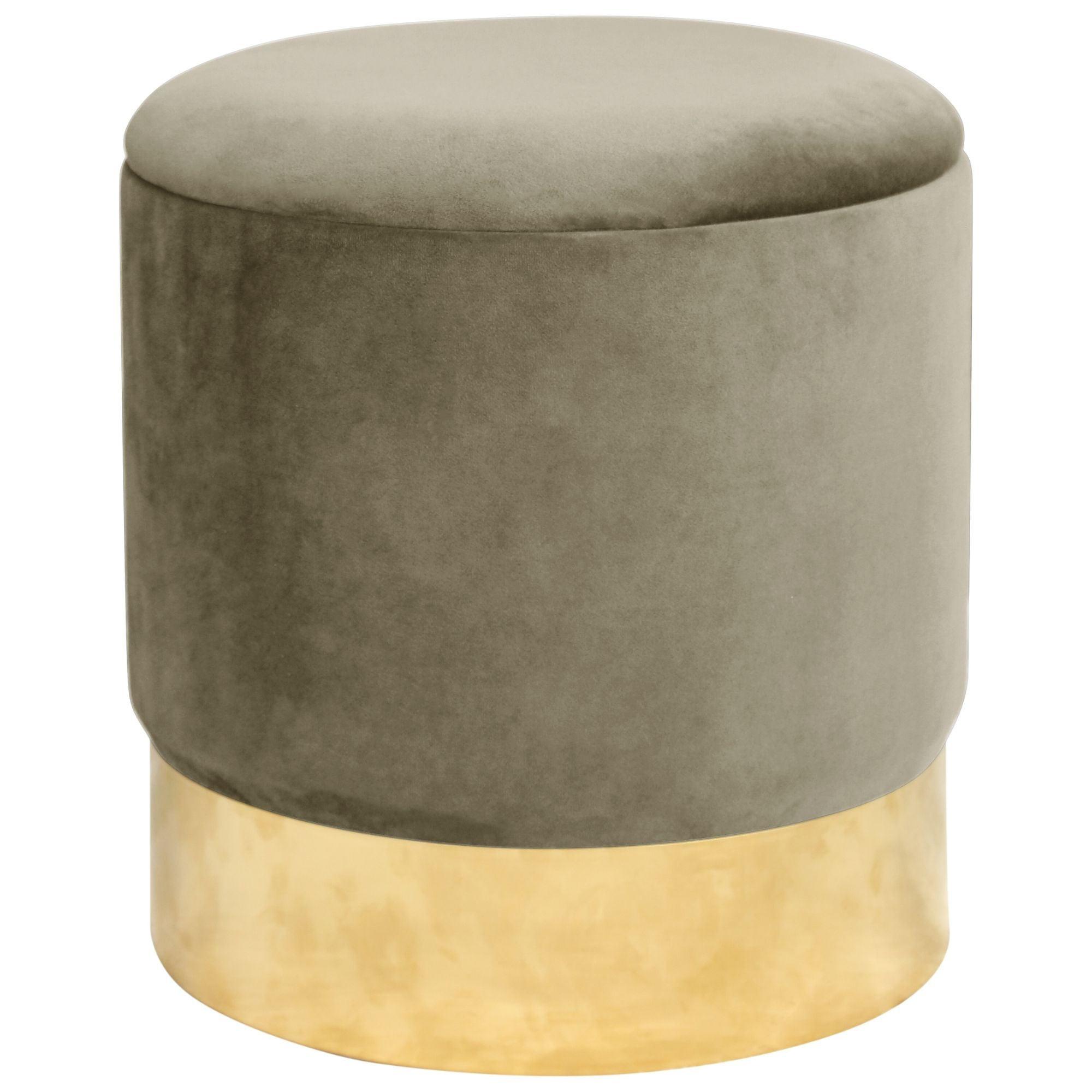 POLSTERHOCKER Beige 39/40/39 - Beige, Textil (39/40/39cm) - RAUMHIRSCH FURNITURE