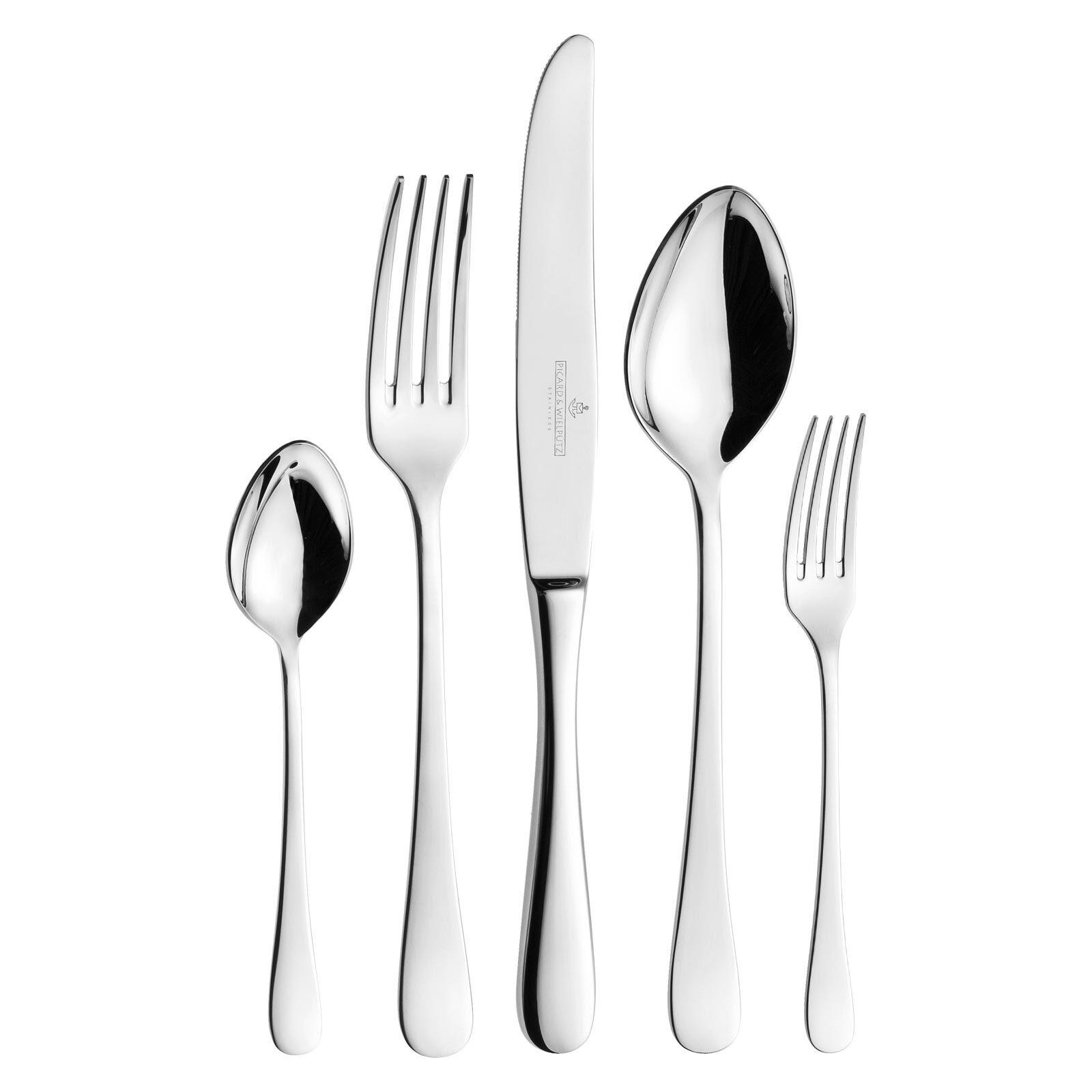 TAFELBESTECK Charisma silber 30-tlg. - Silberfarben, Metall - Picard & Wielpütz