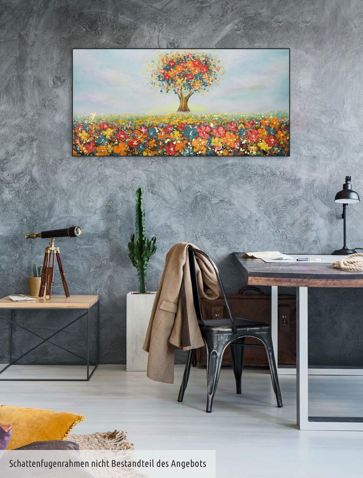 ACRYLBILD HANDGEMALT 120/60 cm - Multicolor, Holz/Textil (120/60cm) - KUNSTLOFT