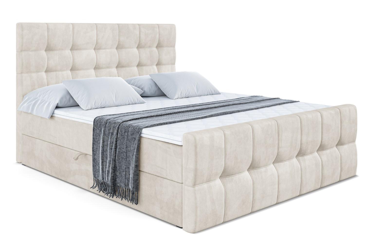BOXBETT BERO-Z - 120 x 200 - H3 - Ecru - Beige, Holzwerkstoff (120/200cm) - ALTDECOR