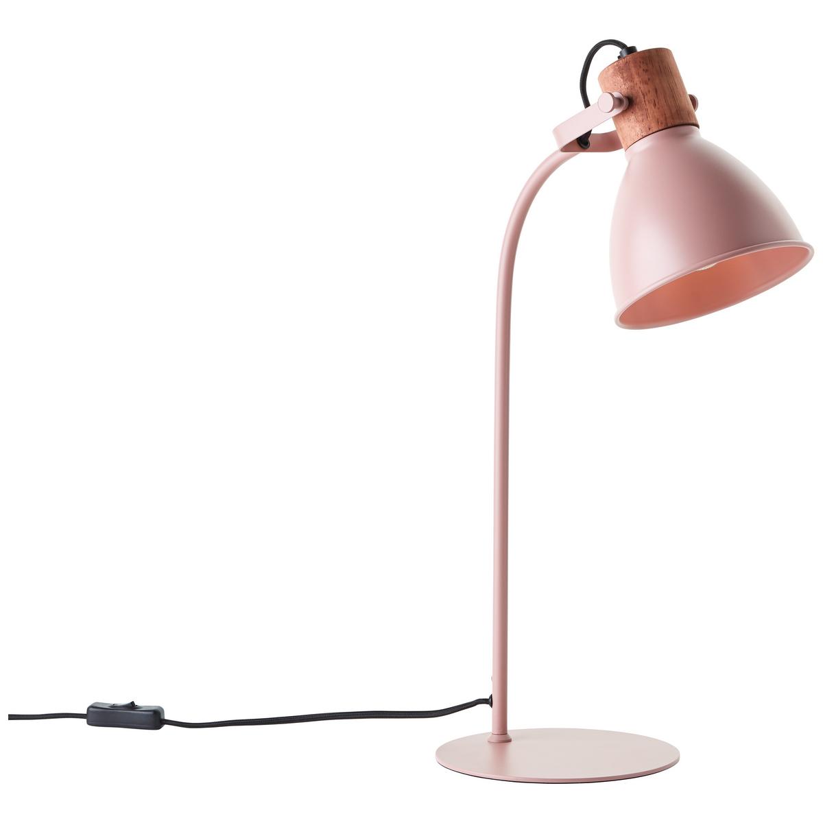 TISCHLEUCHTE Erena 94555/04 - Chromfarben, Holz (28.5/18/52cm) - Brilliant