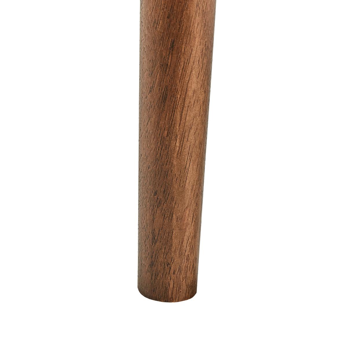 SESSEL Weiß Esrum - Creme/Braun, Textil (62/79/80cm) - Beliani