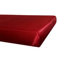 SPANNBETTTUCH Glanz Satin karmin-rot 140/200 cm - Rot, Textil (140/200cm) - beties Heimtextil