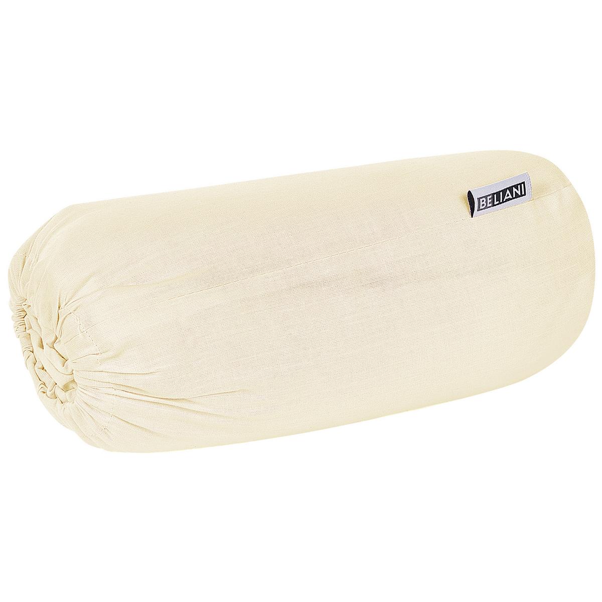 SPANNBETTLAKEN 200/200 cm Baumwolle Gelb Janbu - Gelb, Textil (200/200cm) - Beliani