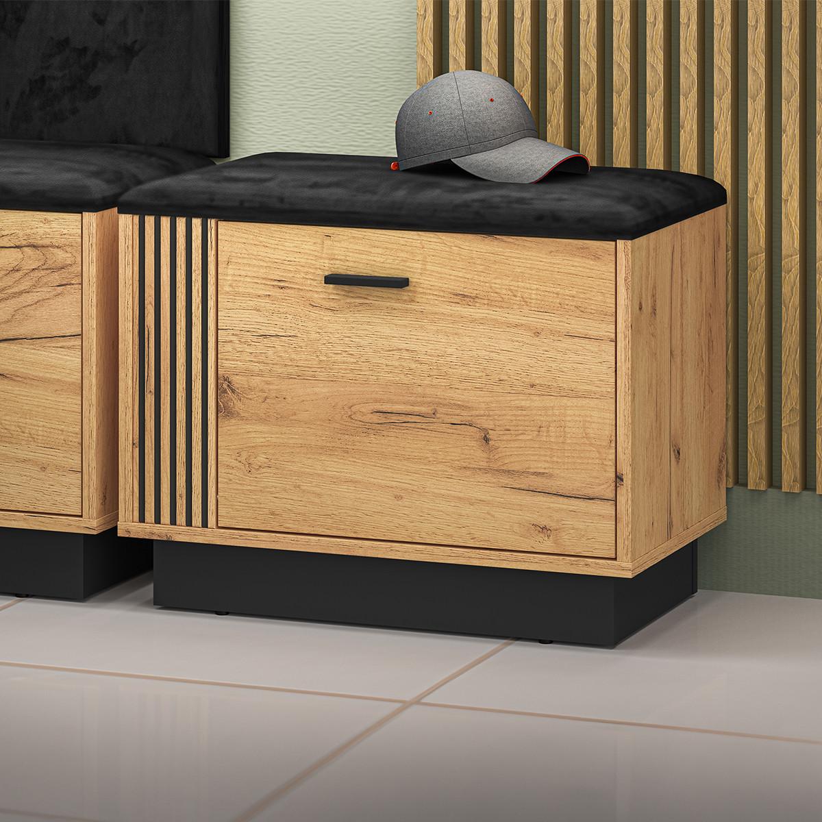VITRINE Nilo Holz - Braun, Holzwerkstoff (60/49/34cm) - Petits-meubles