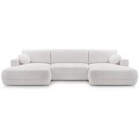 WOHNLANDSCHAFT Fiero U beige - Beige, Textil (364/87/186cm) - Beautysofa