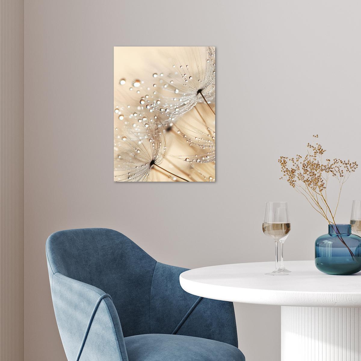 POSTER Löwenzahn - Abstrakt - Natur - Beige Wandbilder 30x40 cm - Braun, Papier (30/40/0.1cm) - MuchoWow