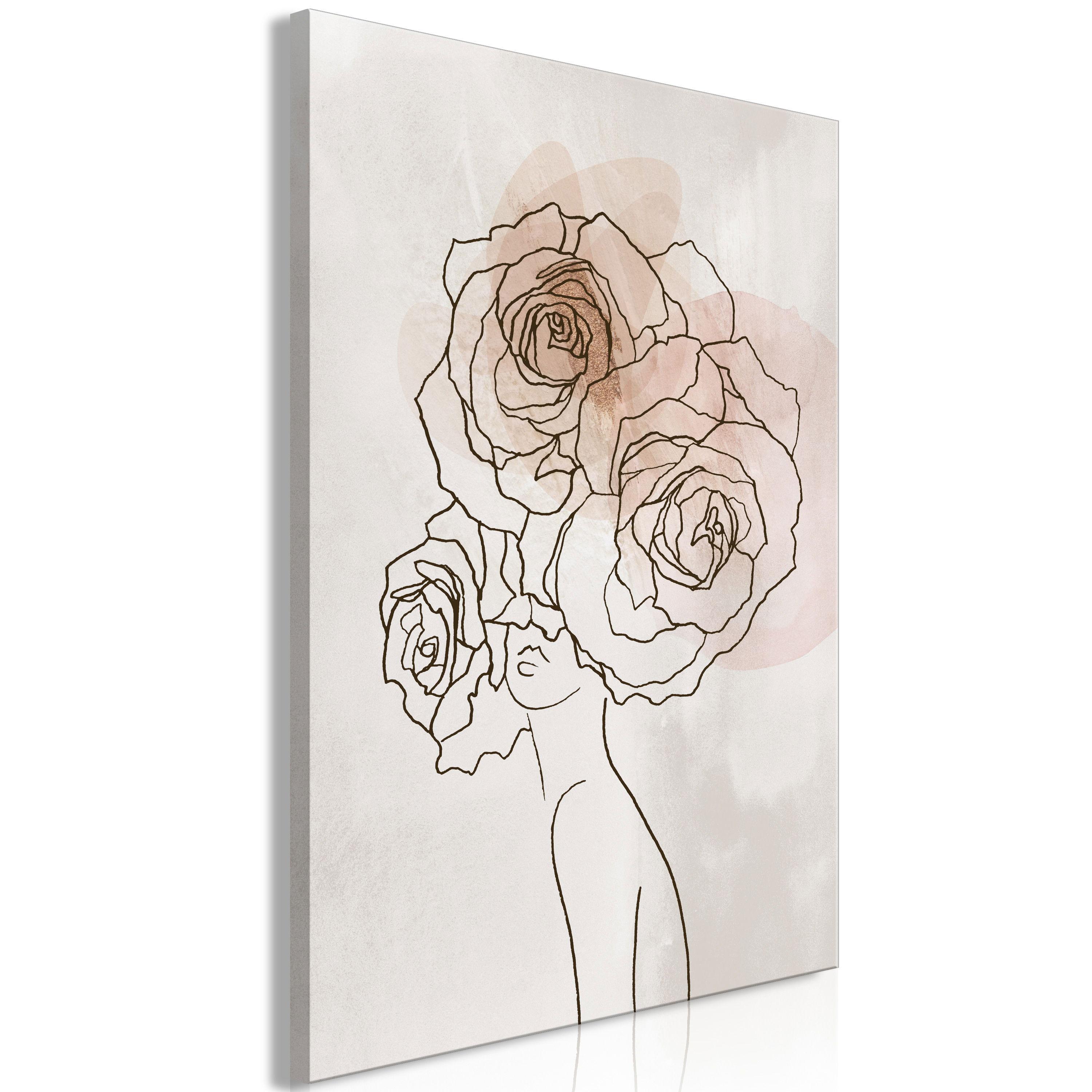 KUNSTDRUCK Beige 40/60 cm - Beige/Braun, Textil (40/60cm) - KUNSTLOFT