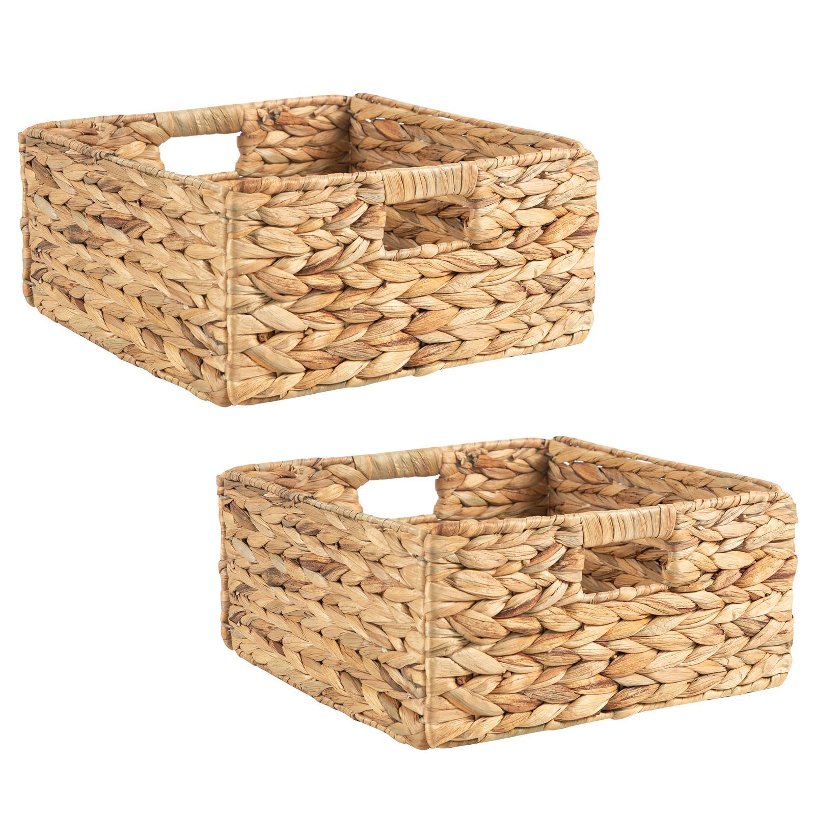 AUFBEWAHRUNGSKÖRBE LANZI 2er-Set natur - Naturfarben, Naturmaterialen (32/15/32cm) - IDIMEX