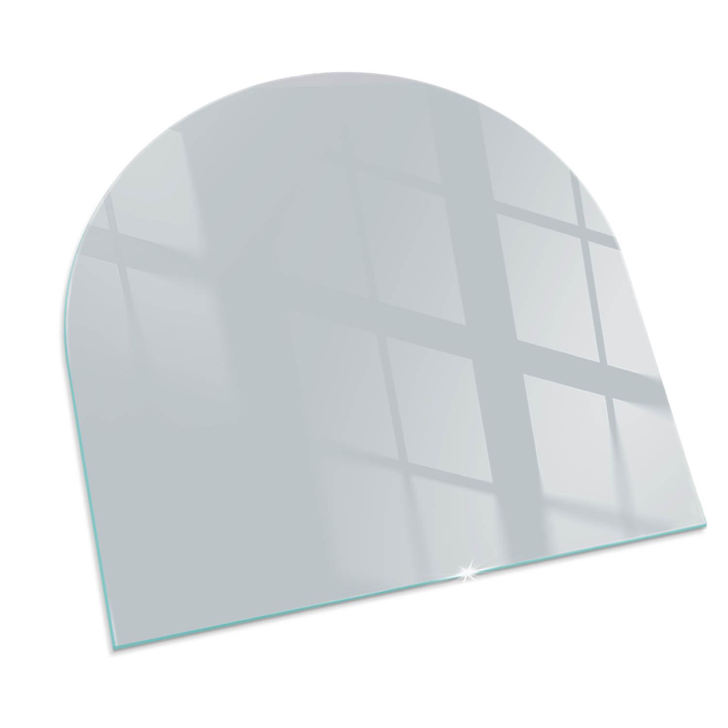GLASPLATTE für Kamin 100x100 cm - Grau, Glas (100/100/0.4cm) - TULUP