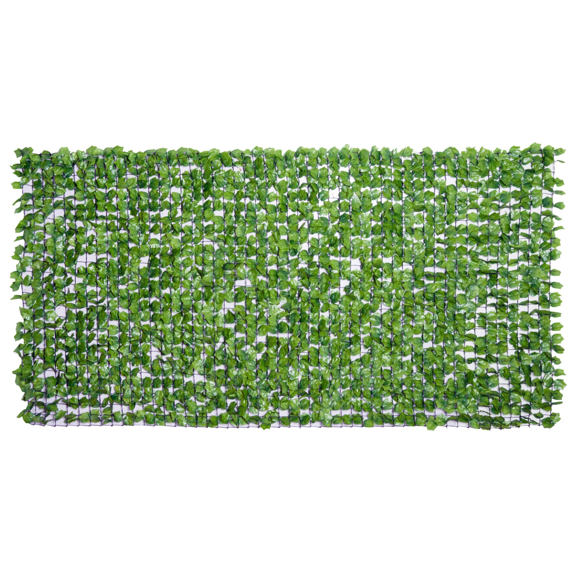 KÜNSTLICHE Hecke Sichtschutzhecke Terrasse Wanddekoration Wanddekoration - Grün, Kunststoff (150/150cm) - Outsunny