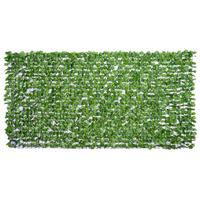 KÜNSTLICHE Hecke Sichtschutzhecke Terrasse Wanddekoration Wanddekoration - Grün, Kunststoff (150/150cm) - Outsunny