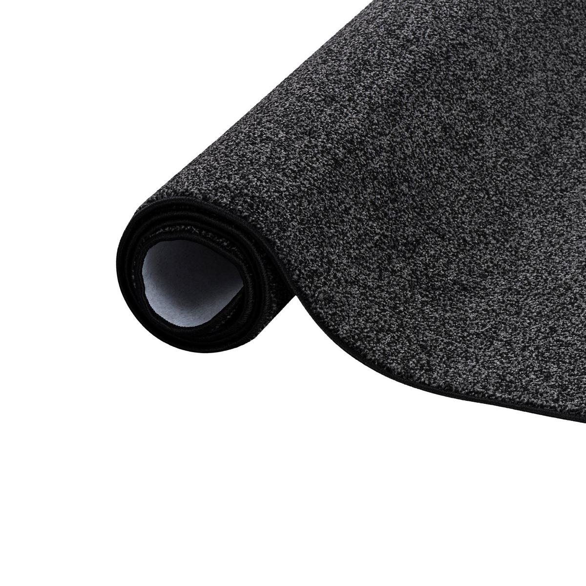 HOCHFLOR VELOURS TEPPICH LUNA MIX - Anthrazit, Textil (80/320cm) - Snapstyle