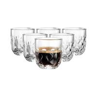 ESPRESSOGLÄSER (2) Gocce transparent 60 ml 6er Set - Transparent, Glas (0.06L) - Leonardo Living