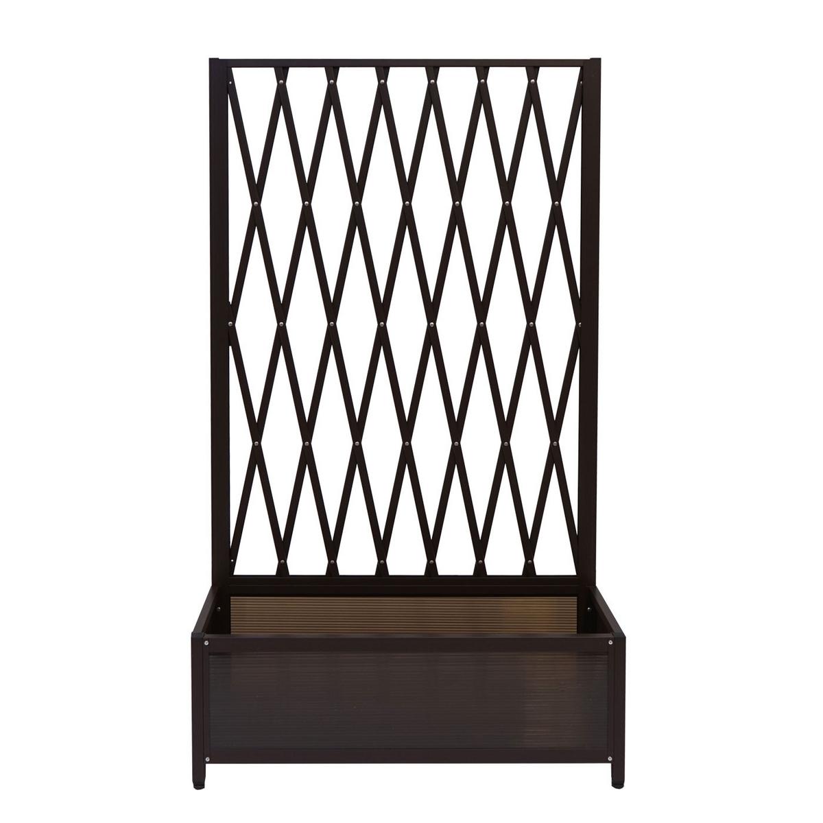 RANKGITTER Braun - Braun, Metall (90/152/35cm) - MCW