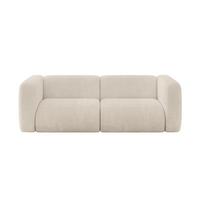MODULARES Sofa 2-SITZER MIRA-S1 228x89x70 Beige cm Cord - Sandfarben/Beige, Holzwerkstoff/Kunststoff (228/70/89cm) - ALTDECOR