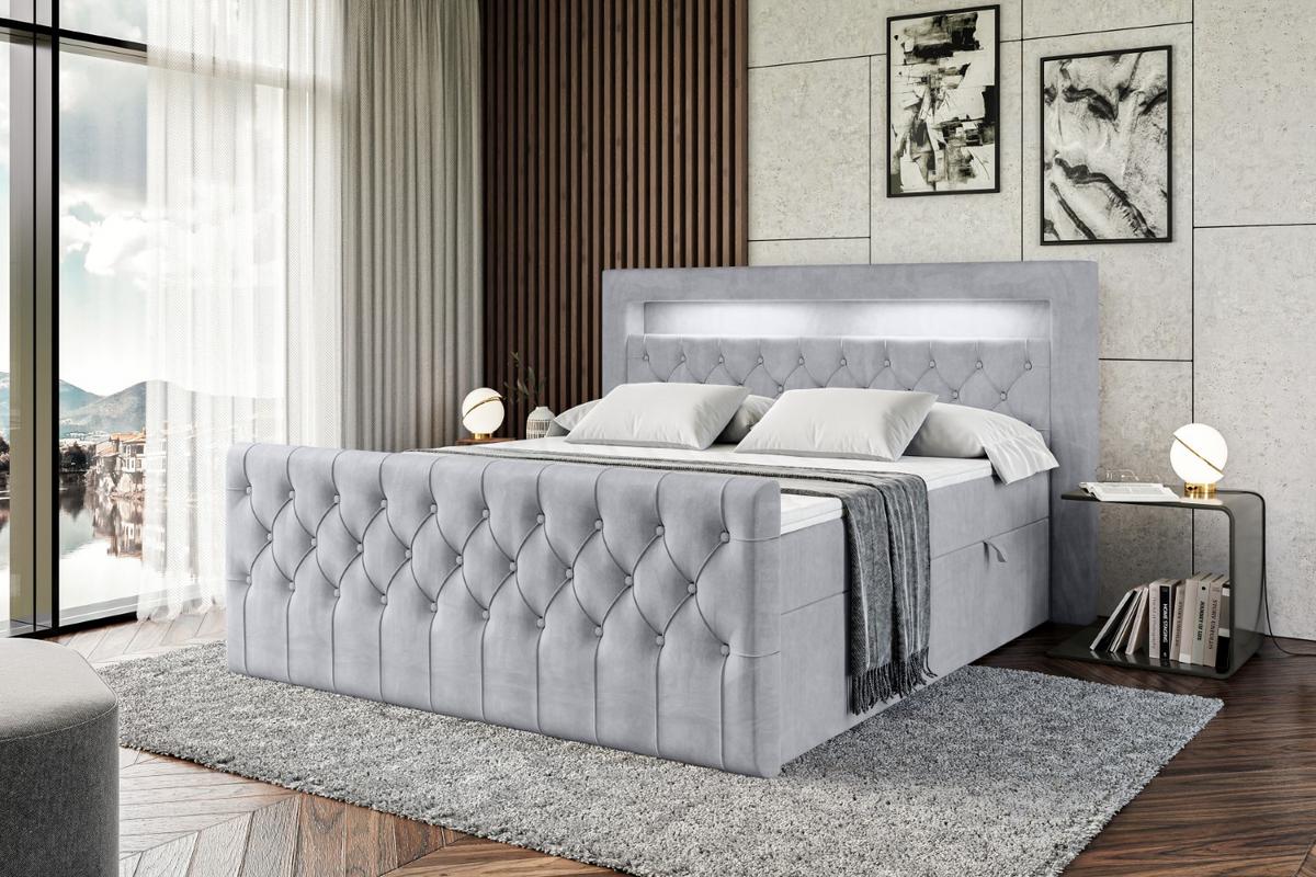 DELETED - Hellgrau, Holzwerkstoff (120/200cm) - ALTDECOR