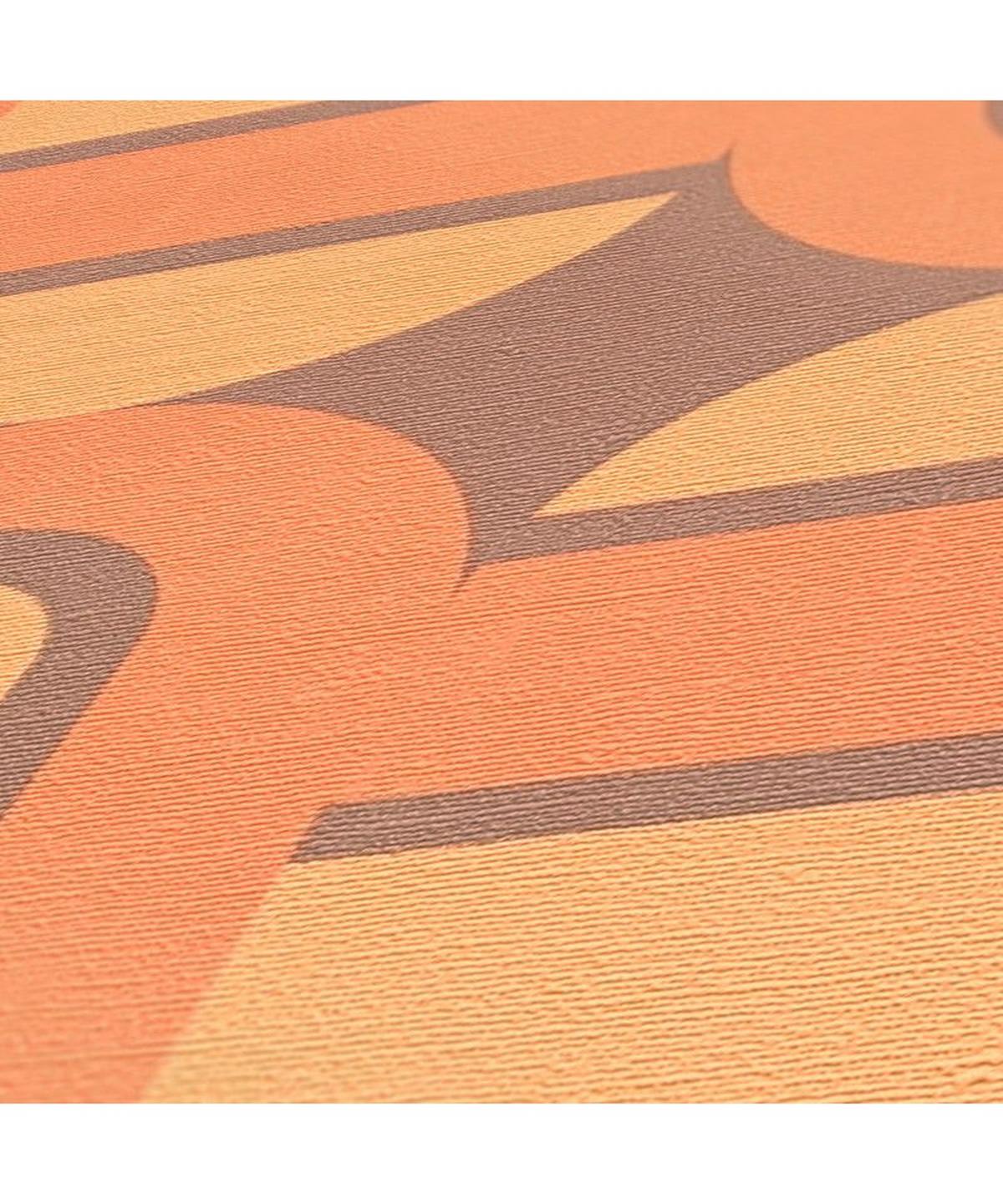VLIESTAPETE Orange 53/850 cm - Orange, Textil (53/1cm) - KUNSTLOFT